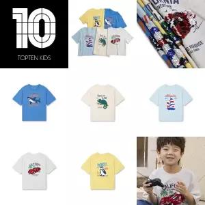 [롯데백화점]탑텐키즈 MKG2TS3101 공용) 코튼 그래픽 T (더블시퀸)
