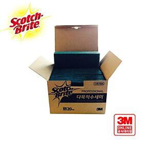 3M주방용품 브라이트 96 다목적 수세미20입