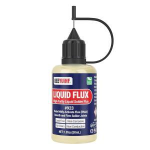 BEYUIHF 액체 납땜 플럭스 드롭퍼 깨끗한 없음 전기 로진 압착 병30mL / 1.05Oz