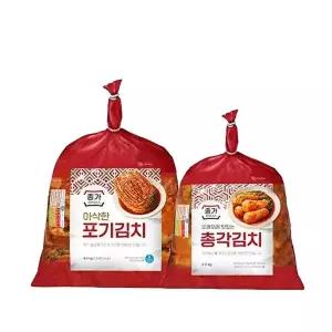 종가 종가 아삭한포기김치 4.4kg+총각김치 2.3kg / 총6.7kg