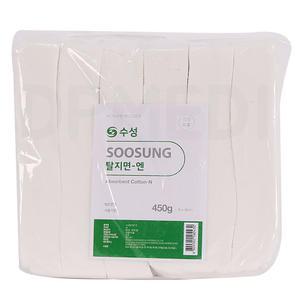 수성 사각 탈지면 4cm 450g 사각솜 미용솜 화장솜