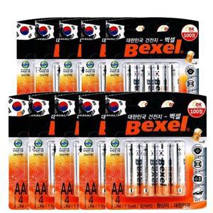 [벡셀] 알카 건전지 AA 4입 x 10개