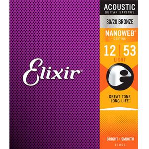 Elixir 엘릭서 나노웹 통기타줄 012-053 [11052]