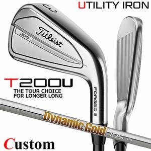 타이틀리스트 T200U 드라이빙 아이언 Dynamic Gold 105 스틸샤프트 2023 주문제작