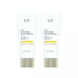 이자녹스 유브이 선 프로 365 데일리 커버 70ml x 2개 자외선차단제 순한선크림
