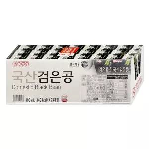 삼육두유 국산 검은콩 두유 190ml x 24개/아침식사대용/어르신간식/귀리/검정콩/맛있는두유/아몬드/음료