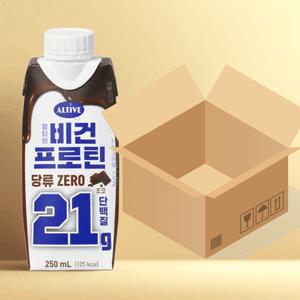 CJ 얼티브 비건프로틴 초코 250ml 18개 단백질 음료