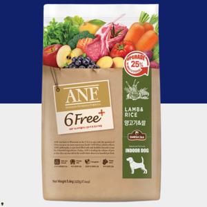 ANF 식스 프리 플러스 양고기&쌀 5.6kg 1개