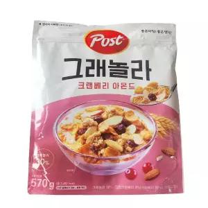 포스트 그래놀라 크린베리 아몬드 570g /콘푸라이트600g