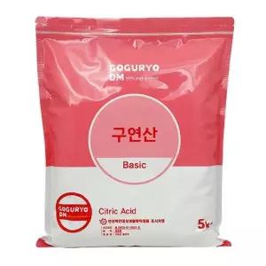 고구려디엠 실속형 구연산 베이직 5kg x 1개 5kg 1개