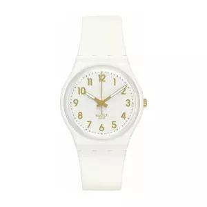 스와치 SO28W106-S14 CLASSIC WHITE BISHOP 여성 우레탄시계