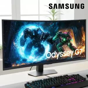 삼성 오디세이 G7 40인치 게이밍모니터 S40FG750 커브드 21:9 WUHD 180Hz HDR10+ 다기능스탠드