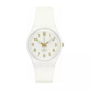 스와치 SO28W106-S14 CLASSIC WHITE BISHOP 여성 우레탄시계
