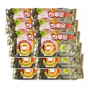 GL 메온셀 하루온팩 더큰사이즈100매/핫팩/손난로/보온대 -