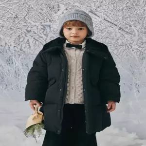 BZ63JP01BK블랙 퍼 배색 다운 점퍼