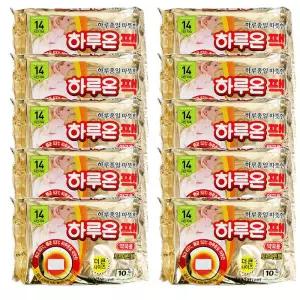 하루온팩 100매/ 붙이는 부착형 파스형 핫팩 찜질팩 온찜질팩 일회용 김병장핫팩 슈퍼핫팩