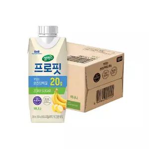 [롯데백화점]셀렉스 셀렉스 프로핏 완전단백질 바나나 드링크 250ml 18입 (1박스)