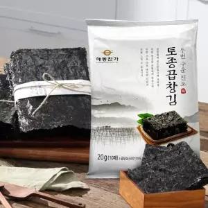 해동찬가 두번구운 진도 햇 곱창김 200매 (10매 x 20봉)