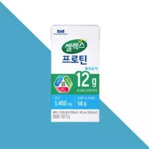 매일유업 셀렉스 프로틴 음료 로우슈거 TBA 대용량 190ml 24개