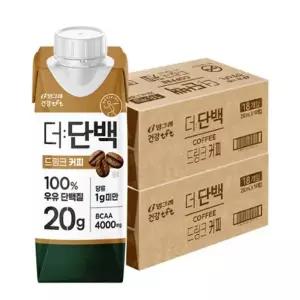 빙그레 더단백 프로틴 드링크 커피 250ml 36개