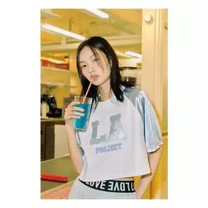 랩 [랩]LA배색 매쉬 져지티셔츠(AQ2CT561) 411150