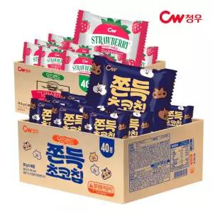 청우 대용량 쫀득 초코칩 800g(40입)외 그랑쉘사과 초코파이찰떡 찰떡쿠키