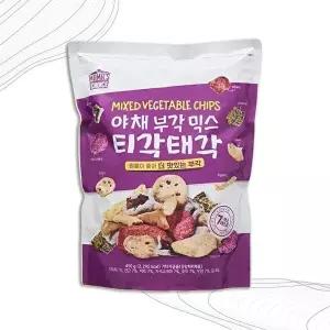 [셀러허브 식품][굿소일] 주전부리 사무실 간식 야채 부각 믹스 450g (11014264A)
