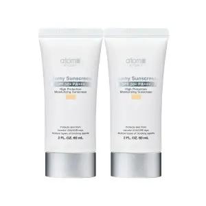애터미 선크림 베이지 60ml (SPF50+) 2개