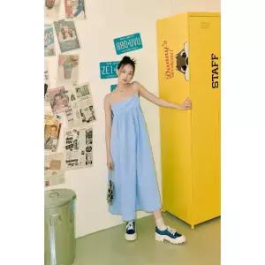 [스타필드 수원] LAP 벌룬 끈소매 롱원피스 AQ2WO660