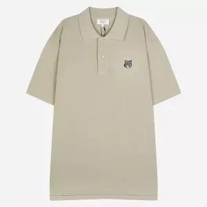 [메종키츠네]6S PM00210KP0001 0450 그레이 폭스 헤드 남성 PK 셔츠 티 리프