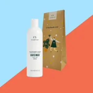 [텐바이텐]더바디샵 바디로션 화이트 머스크 센티드 바디 로션 400ML 선물세트