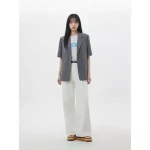 갤러리아 LAP (SET-아우터)뒤트임 오버핏 반팔 재킷 AS2EJ460