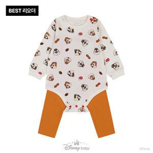 [AK원주점] [디즈니베이비] O.칩앤데일패턴바디수트상하(79S517515)