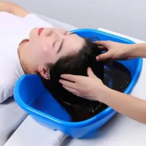 누워서 머리감기 노인 임산부 간이 세발 샴푸대 대야 통/도구/이동식/머리/감기/환자용/머리감는/가정용