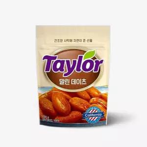 말린대추 Taylor (대추야자) 말린데이츠 190g x 5입 건대추 캘리포니아대추 건체리