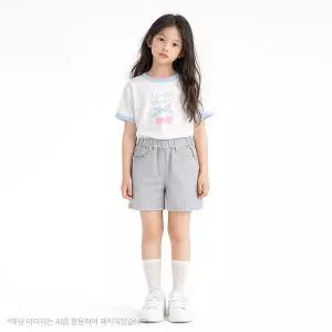 리벳 4부 데님팬츠 RGTJ2642C-1 (P003806560)