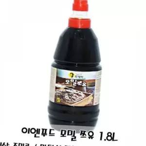 이엔푸드 유경빈 모밀쯔유 1.8L 간장소스 액상조미료