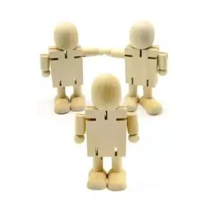 나무인형 목각인형/무브인형/로봇인형/움직이는인형/나무 인형