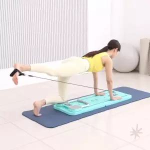 가정용 슬라이딩 필라테스 보드 전신 코어 근력 스트레칭 운동 기구 홈트레이닝 매트