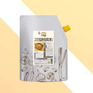 다담 고깃집 된장찌개 양념 2kg 업소용 된장찌개소스 찌개양념 식당용 대용량 한식양념 1개