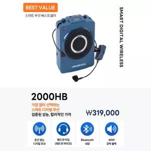준성테크 기가엠 기가폰 무선강의용 마이크 2000HB (Bluetooth, Headset)