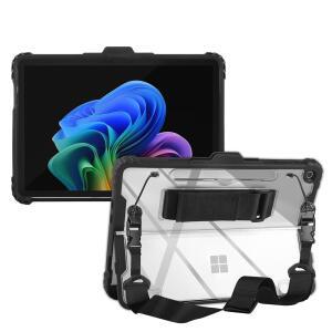 어깨끈, 핸드 스트랩, 스타일러스 펜 홀더, 견고함, 충격 흡수 및 낙하 방지 기능이 있는 Microsoft Surface Pro 12인치(2025) 케이스용 AOAO