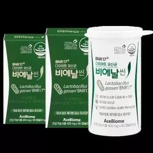 비에날씬 다이어트 유산균 BNR17 모유 유래 비엔알 400mg x 60캡슐