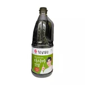 청정원 염도낮춘 다시마간장 1.7L 가성비 만능 저염간장