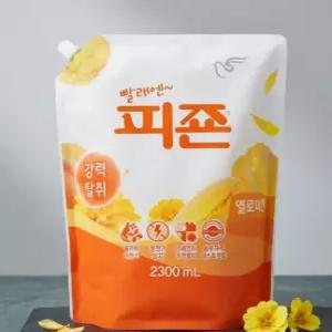 피죤 섬유유연제 리필 2300ml 6개 옐로미모사