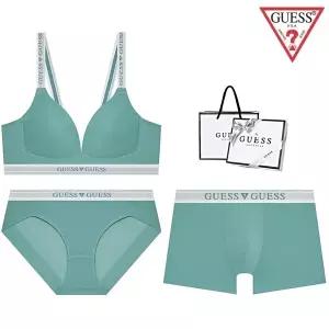 [롯데백화점]게스 [선물포장] 메쉬 노와이어 커플속옷세트 BRBPDR311BGR