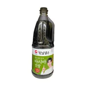 업소용 벌크 대용량 식자재 청정원 염도낮춘 다시마간장 1.7L