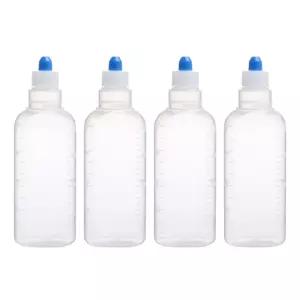 (튼튼)국산 투약병 200ml 4매1세트리필 물약 용기 약통 미용재료 준비 빈용기 샘플 시약 투약