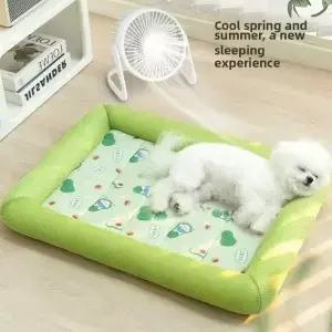 여름철 시원한 강아지 침대 소형견 중형견 대형견용 애완견 용품 매트 소파 담요 바구니 푹신한 고양이