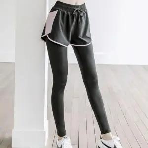 요가 레깅스 반바지 일체형 트레이닝복 홈웨어